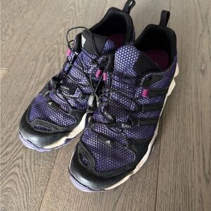 Adidas Women's Purple and Black Hiking Shoe